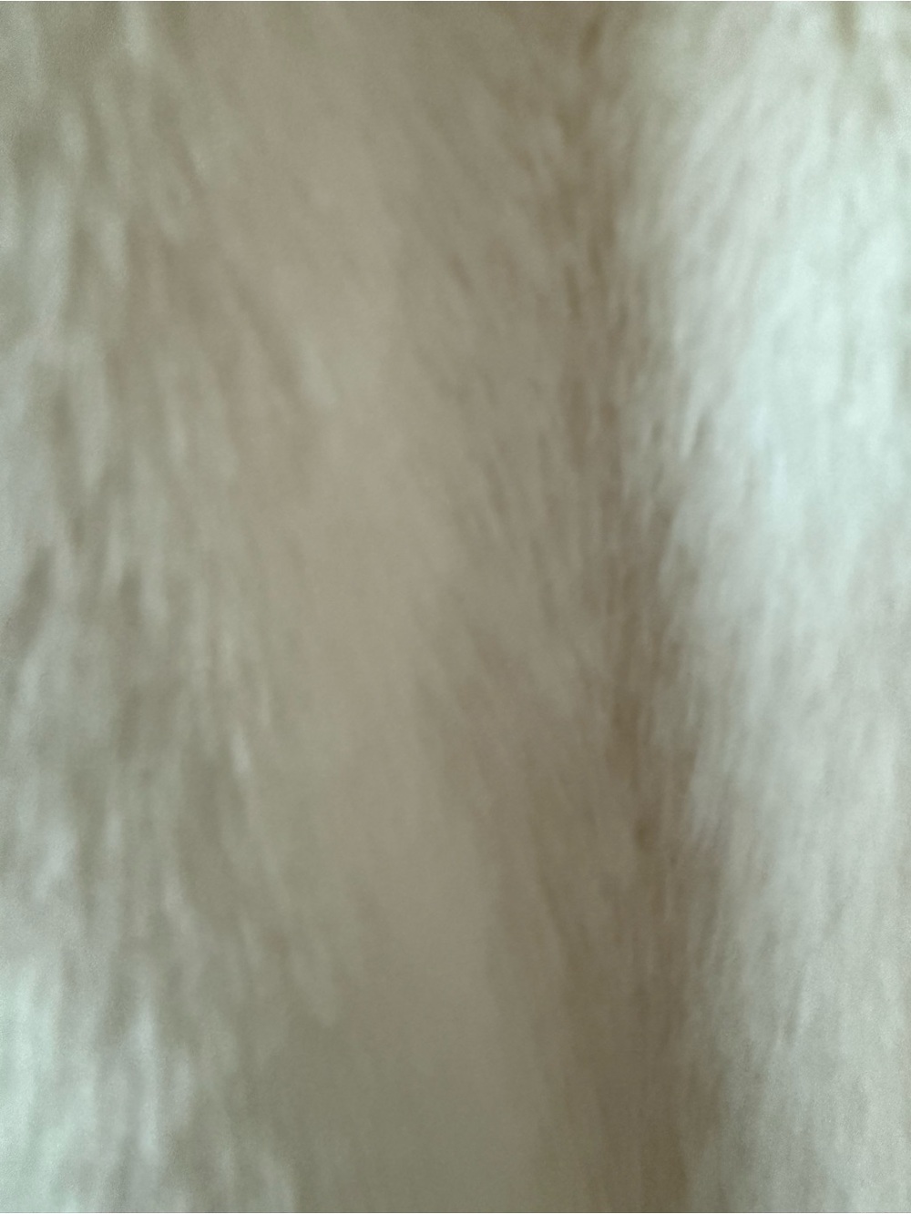 Christian Siriano Cream Faux Fur & Ribbed Sleeve Zip Jacket - Picture 2 of 10